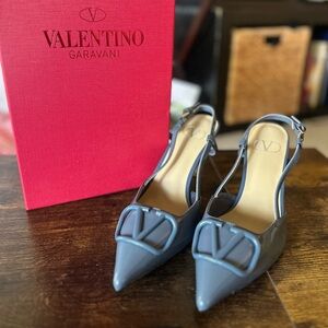 Dusty Blue Pumps